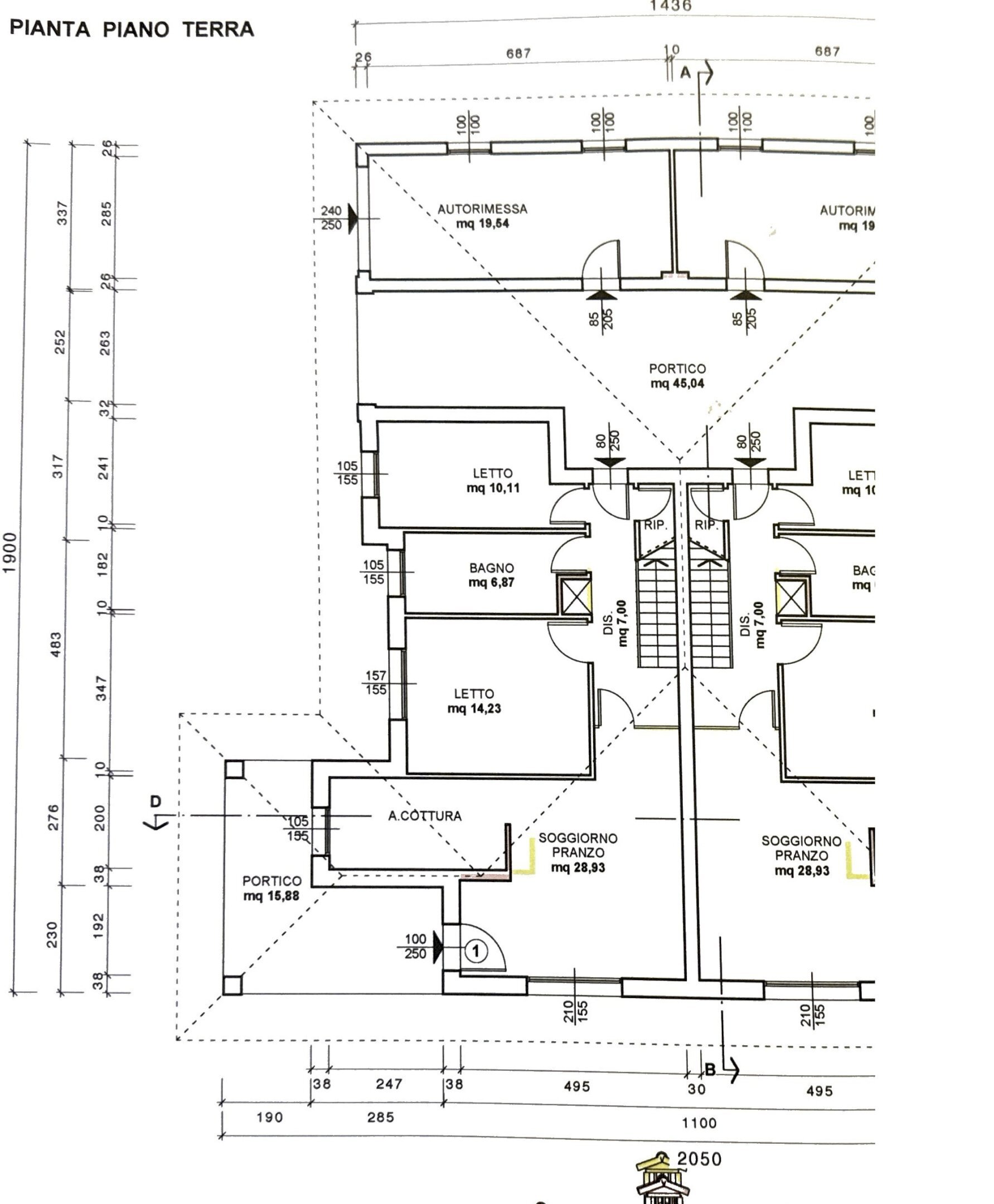Villa Montale - floor plans 1