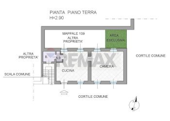 Pianta 2D - Bilocale Jacopo da Trezzo
 
35, Trezzo sull'Adda - foto 18