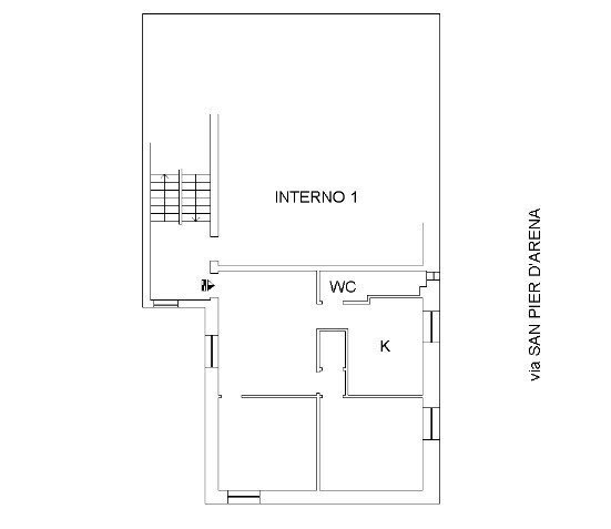 1.jpg - Four-room apartment at auction Via Sampierdarena 48, Genova (neighborhood Sampierdarena) - floor plans 1
