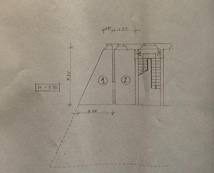 plan.jpg - Bilocale Via Gozzoli, Firenze - planimetria 1