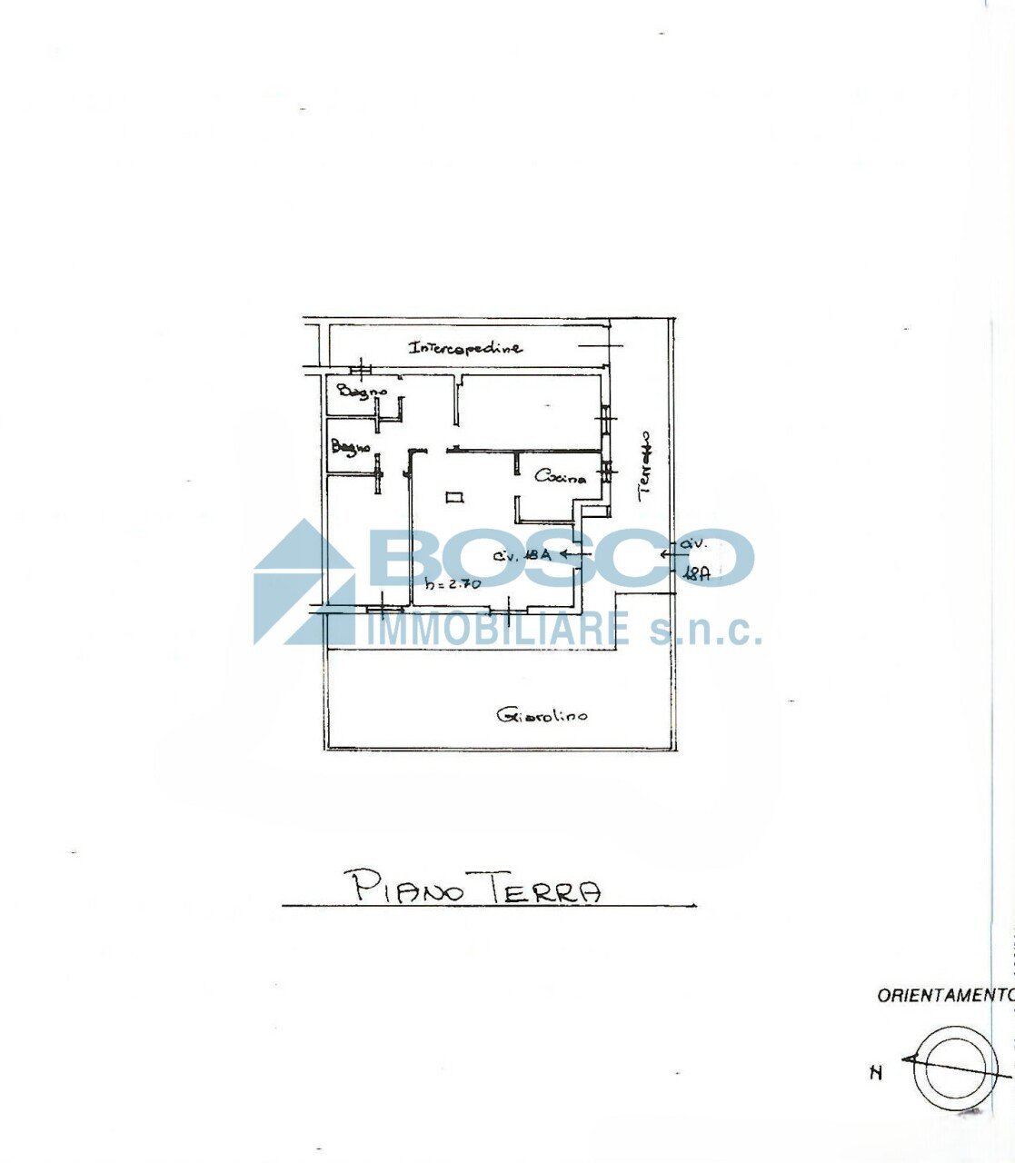 pla.jpg - Quadrilocale Salita Ruffino 43, La Spezia - planimetria 1