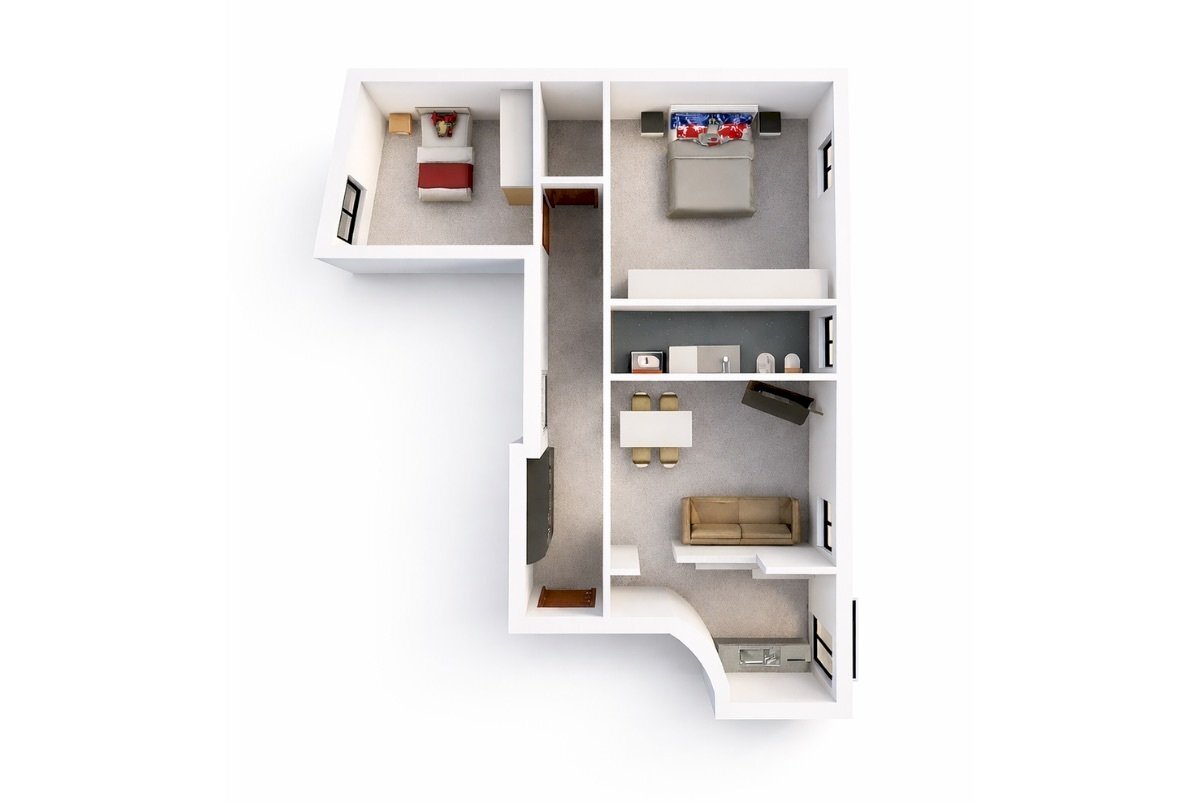 Plan.jpeg - Trilocale Via Gerolamo Savoldo 2, Brescia - planimetria 1