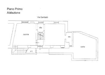 piano primo.jpg - Three-room apartment Via Giuseppe Garibaldi, Segni - photo 22