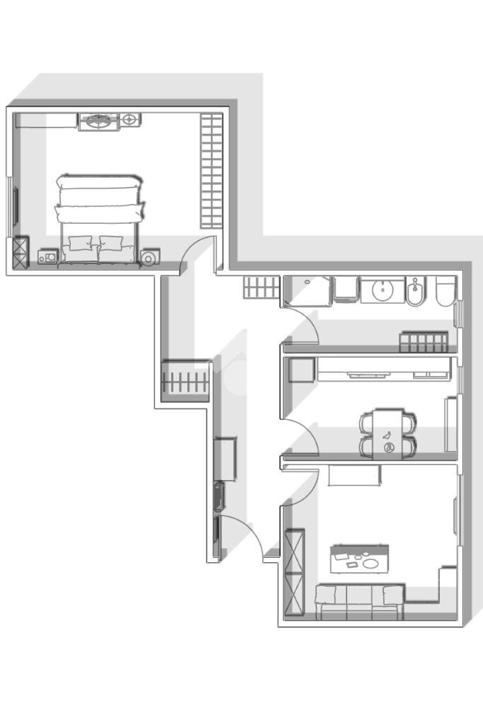 Trilocale Via Nino Bixio, Albisola Superiore - planimetria 1