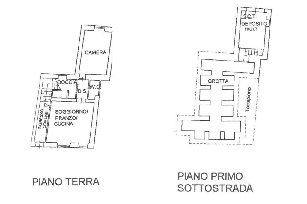Bilocale Via Roma, Saludecio - planimetria 1