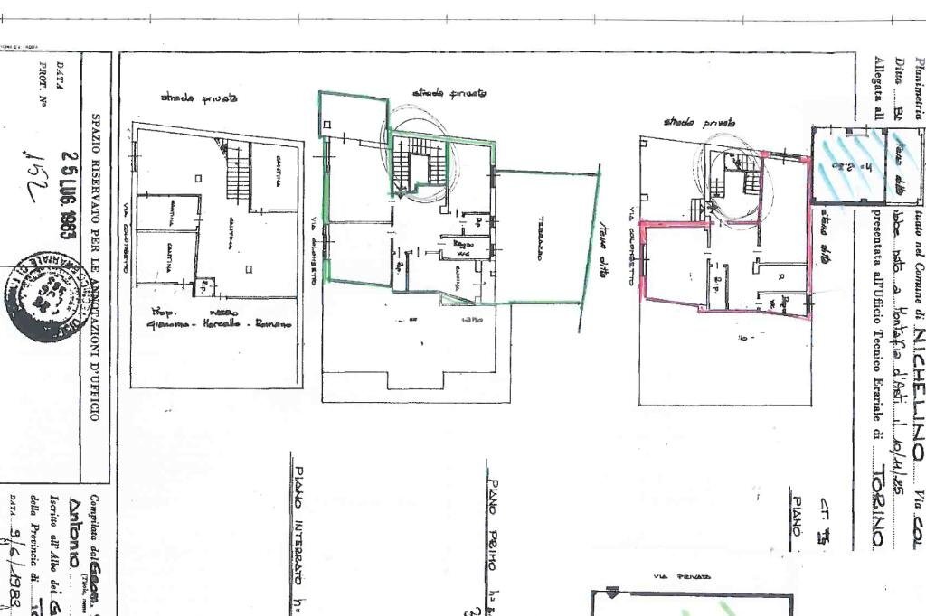 Villa Via Colombetto, Nichelino - planimetria 1