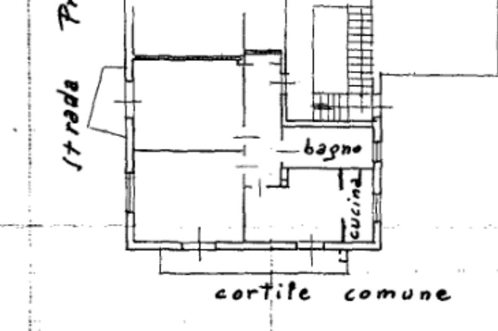Three-room apartment Via B. Lanteri, Pinerolo - floor plans 1
