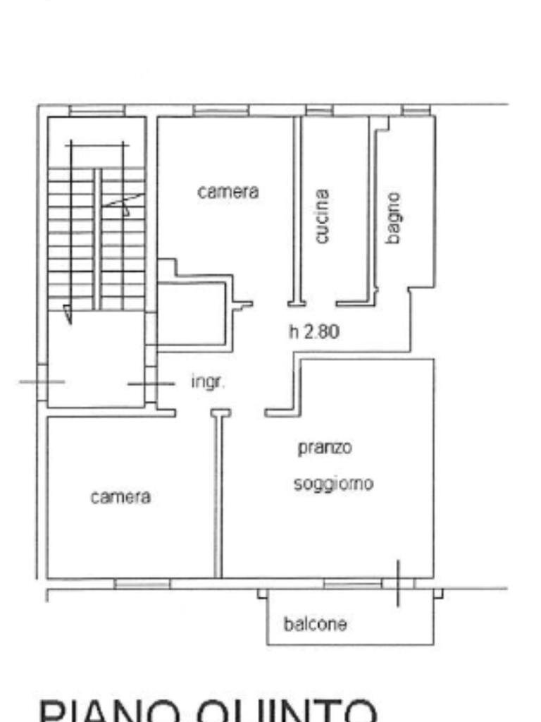 Trilocale Via Circonvallazione, Guastalla - planimetria 1