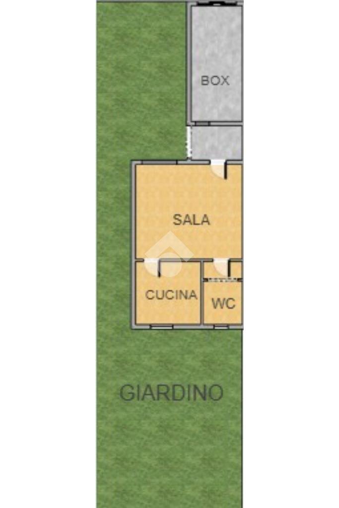 Terraced Villa villetta a schiera Lamizzo Re, Correggio - floor plans 1