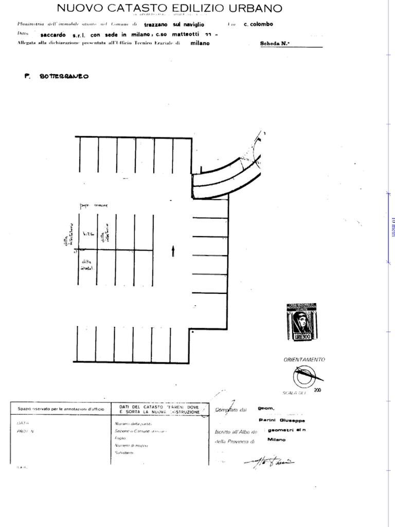 Box Via Colombo, Trezzano sul Naviglio - planimetria 1