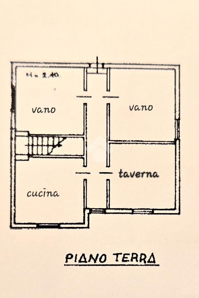 Casa indipendente Via Cervese, Cesena - planimetria 1