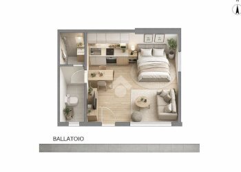 One-room apartment Via Masolino da Panicale, Milano - photo 11
