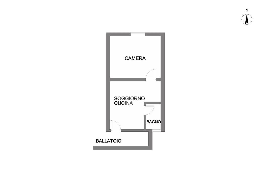 Appartamento Via Masolino da Panicale, Milano - planimetria 1
