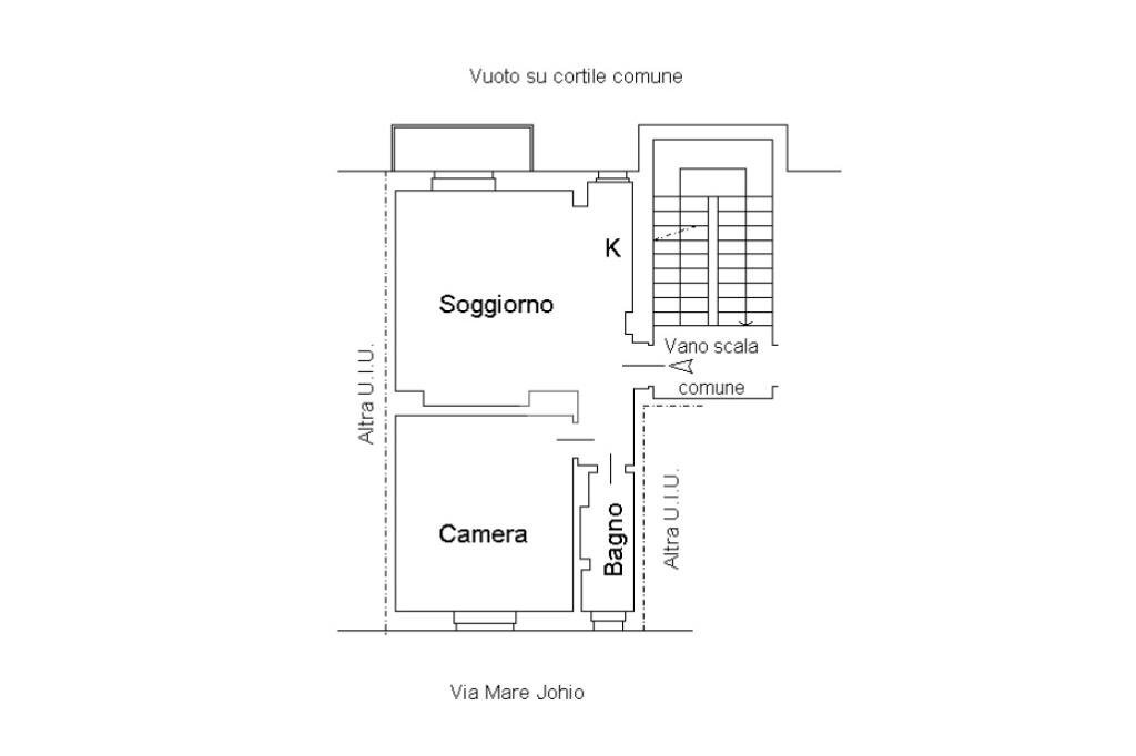 Bilocale Via Mariotto Albertinelli, Milano (zona San Siro) - planimetria 1