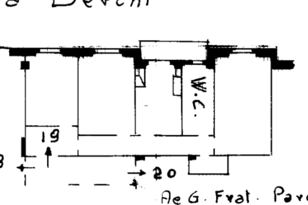 Appartamento Via Bartolomeo Carrea, Genova (zona Sampierdarena) - planimetria 1