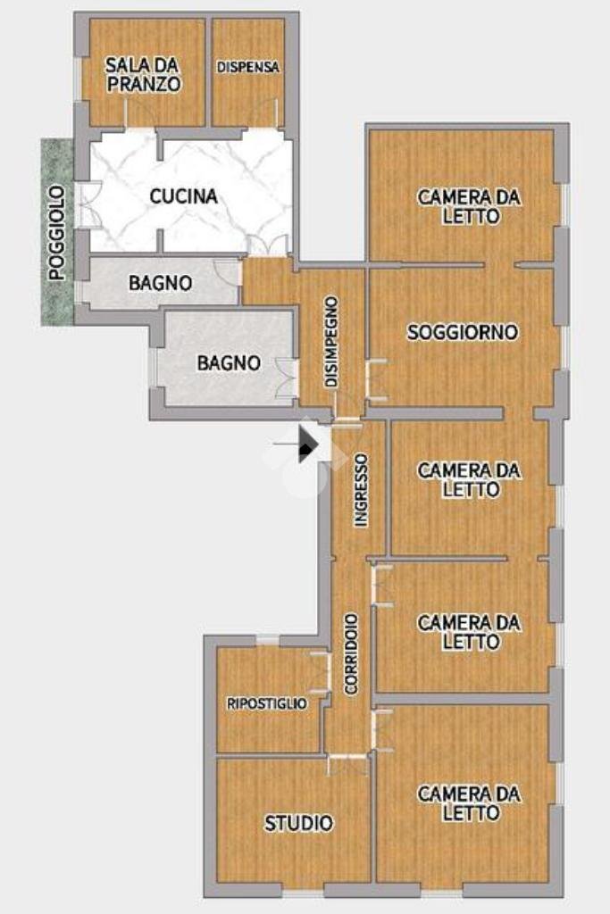 Appartamento Piazza Sisto IV, Savona (zona Centro) - planimetria 1