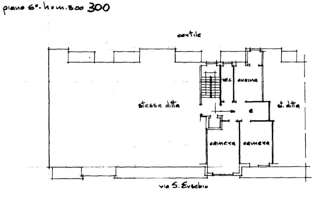 Three-room apartment Via Sant'eusebio, Chivasso - floor plans 1