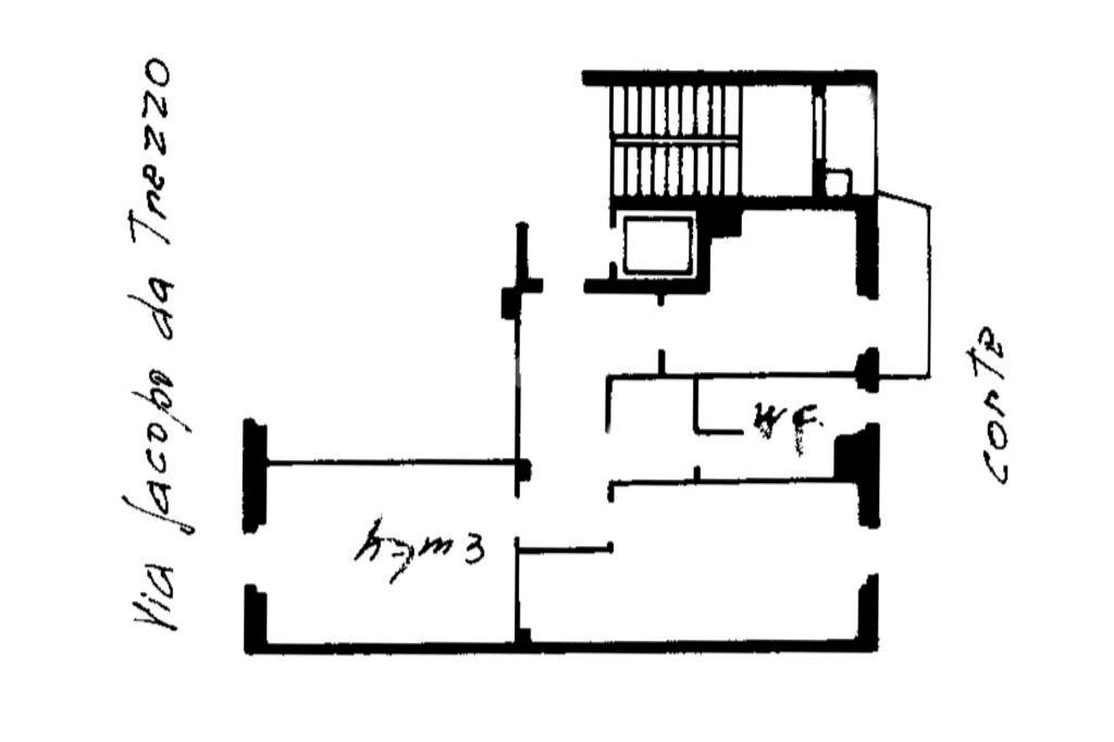 Appartamento Via Jacopo da Trezzo, Trezzo sull'Adda - planimetria 1