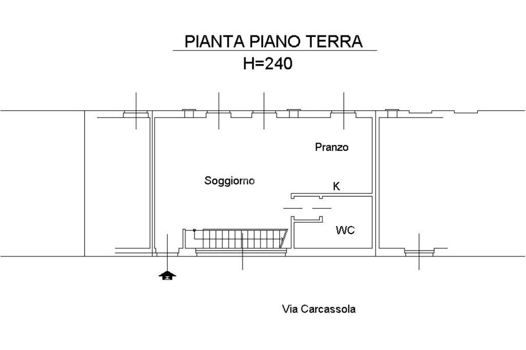 Two-room apartment Via Giuseppe Carcassola, Trezzo sull'Adda - floor plans 1