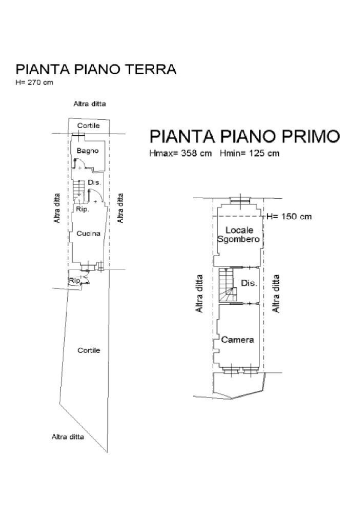 Casa semi indipendente Via Argentero, Castelnuovo Don Bosco - planimetria 1