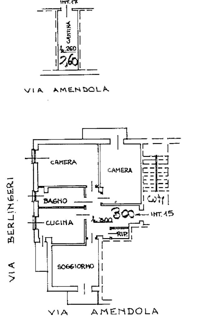 Four-room apartment Via Amendola, Acqui Terme - floor plans 1