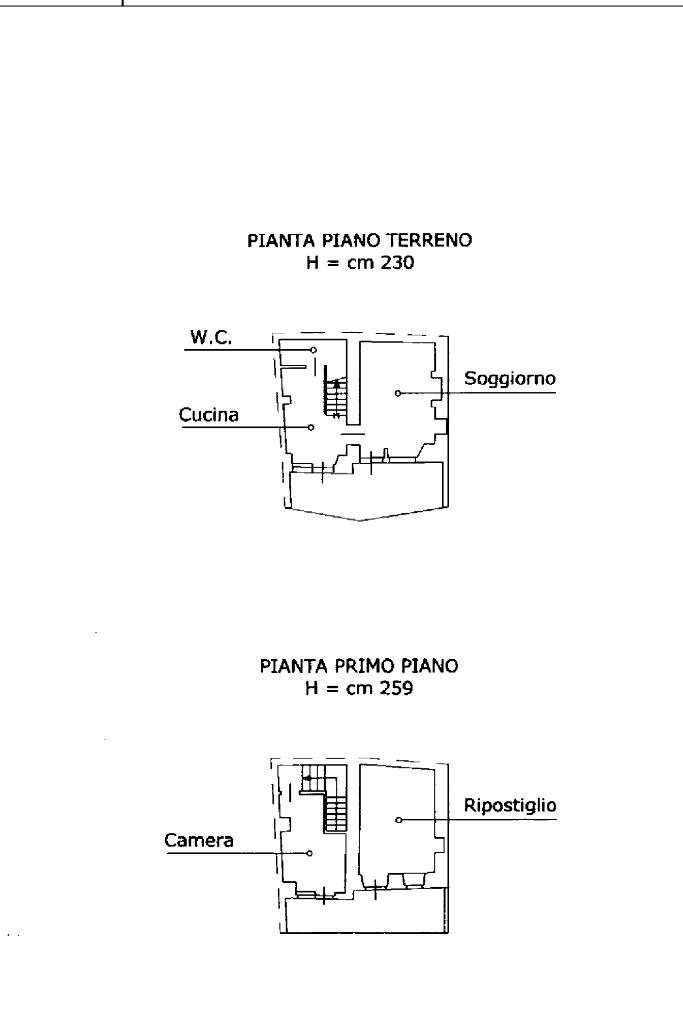 Casa semi indipendente Frazione Parogno, Zubiena - planimetria 1