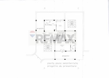 Pianta 2D - Terreno edificabile Via Donatello
 
snc, Capaci - foto 10