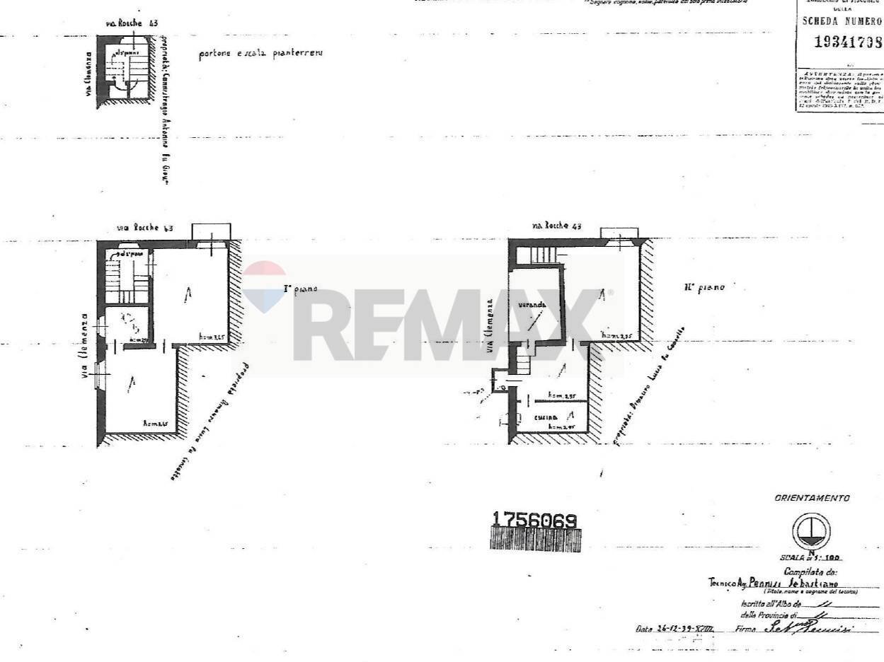 Pianta 2D - Independent house Via Rocche
 
41/43, Paterno - floor plans 1