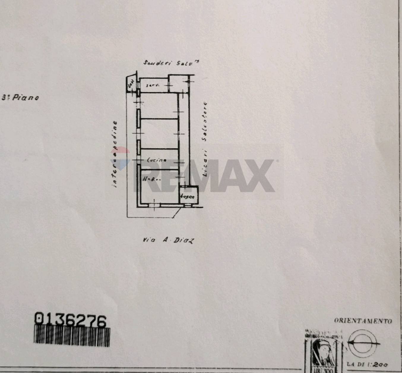 Pianta 2D - Trilocale Via Armando Diaz
 
42, Catania - planimetria 1