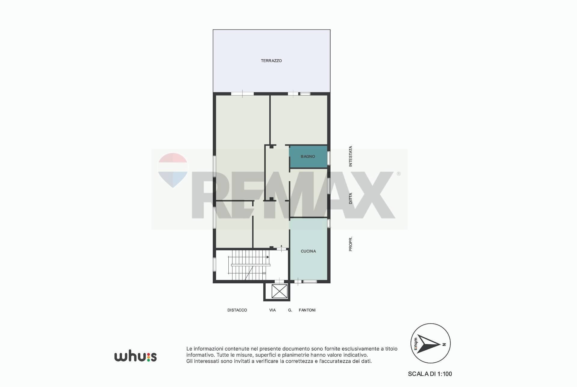 Pianta 2D - Quadrilocale Via Giovanni Fantoni
 
18, Roma - planimetria 1