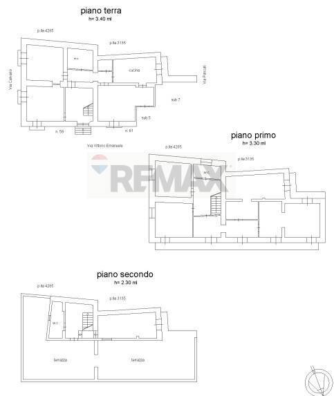 Pianta 2D - Appartamento via Vittorio Emanuele
 
59, Melilli - planimetria 1