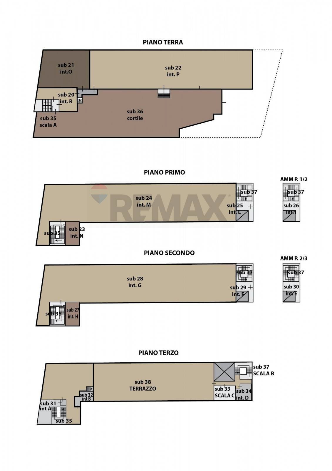 Pianta 2D - Commercial Premises Napoli - floor plans 1