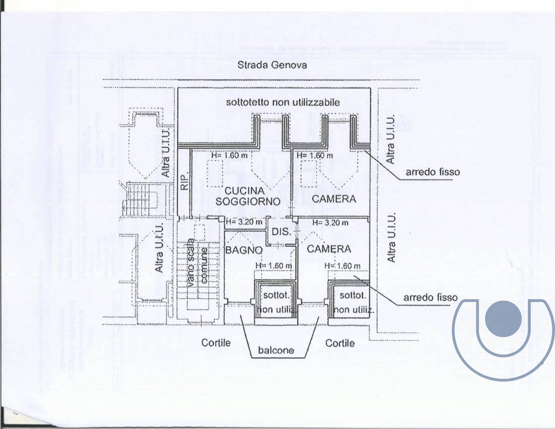 Foto 31 - Attico Strada Genova, Moncalieri - planimetria 1