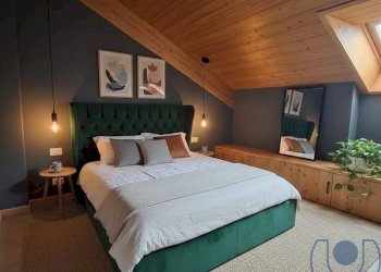 camera da letto arredata - Attico Strada Genova, Moncalieri - foto 18