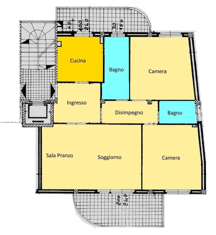 Foto 33 - Three-room apartment via Agnelli
 
13, Gallarate - floor plans 1