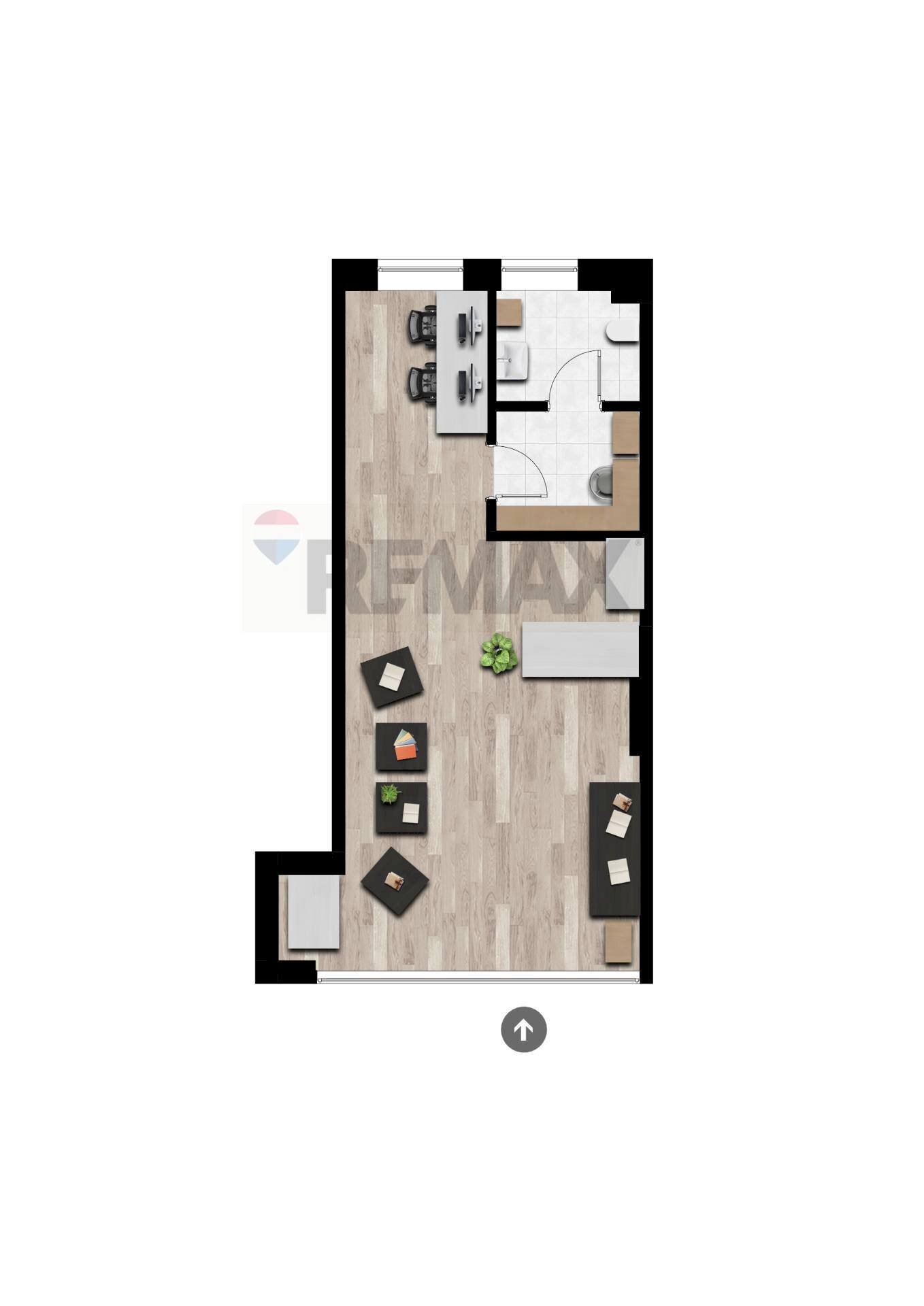 Pianta 2D - Negozio Gallarate - planimetria 1