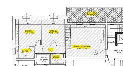 Foto 2 - Three-room apartment Castellarano - floor plans 1