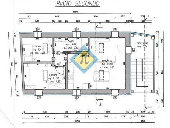 Foto 41 - Trilocale via San Michele
 
13, Cordenons - planimetria 1