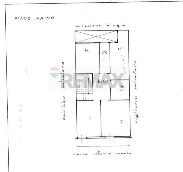 Pianta 2D - Appartamento CORSO VITTORIO VENETO
 
441, Ragusa - planimetria 1