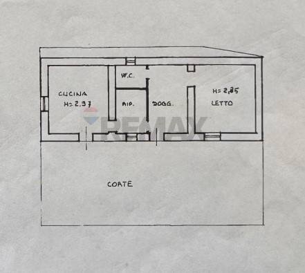 Pianta 2D - Rustico Modica - planimetria 1