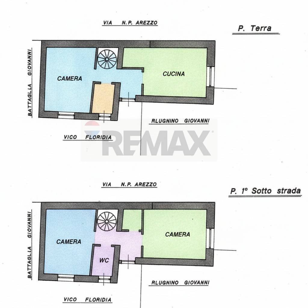 Pianta 2D - Casa indipendente via maria paternò arezzo
 
103, Ragusa - planimetria 1