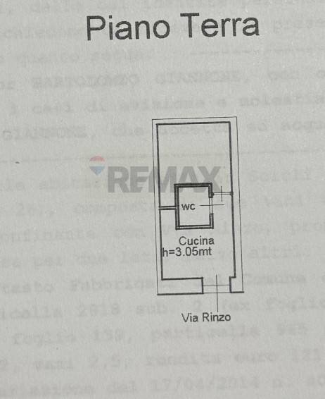 Pianta 2D - Bilocale via rinzo
 
27, Scicli - planimetria 1