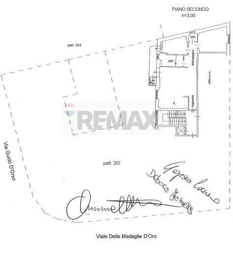 Pianta 2D - Trilocale via delle medaglie d'oro
 
93, Cosenza - planimetria 1