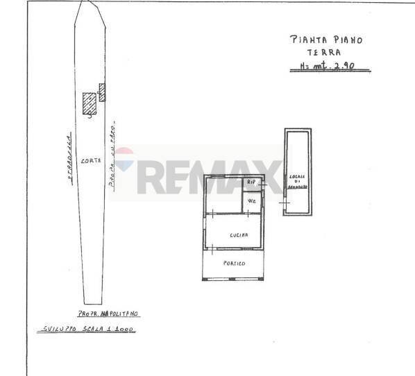 Pianta 2D - Villa Bolognetta - planimetria 1
