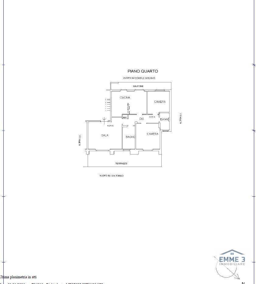Foto 39 - Apartment Via Alessandro Tonso
 
65, Alessandria - floor plans 1