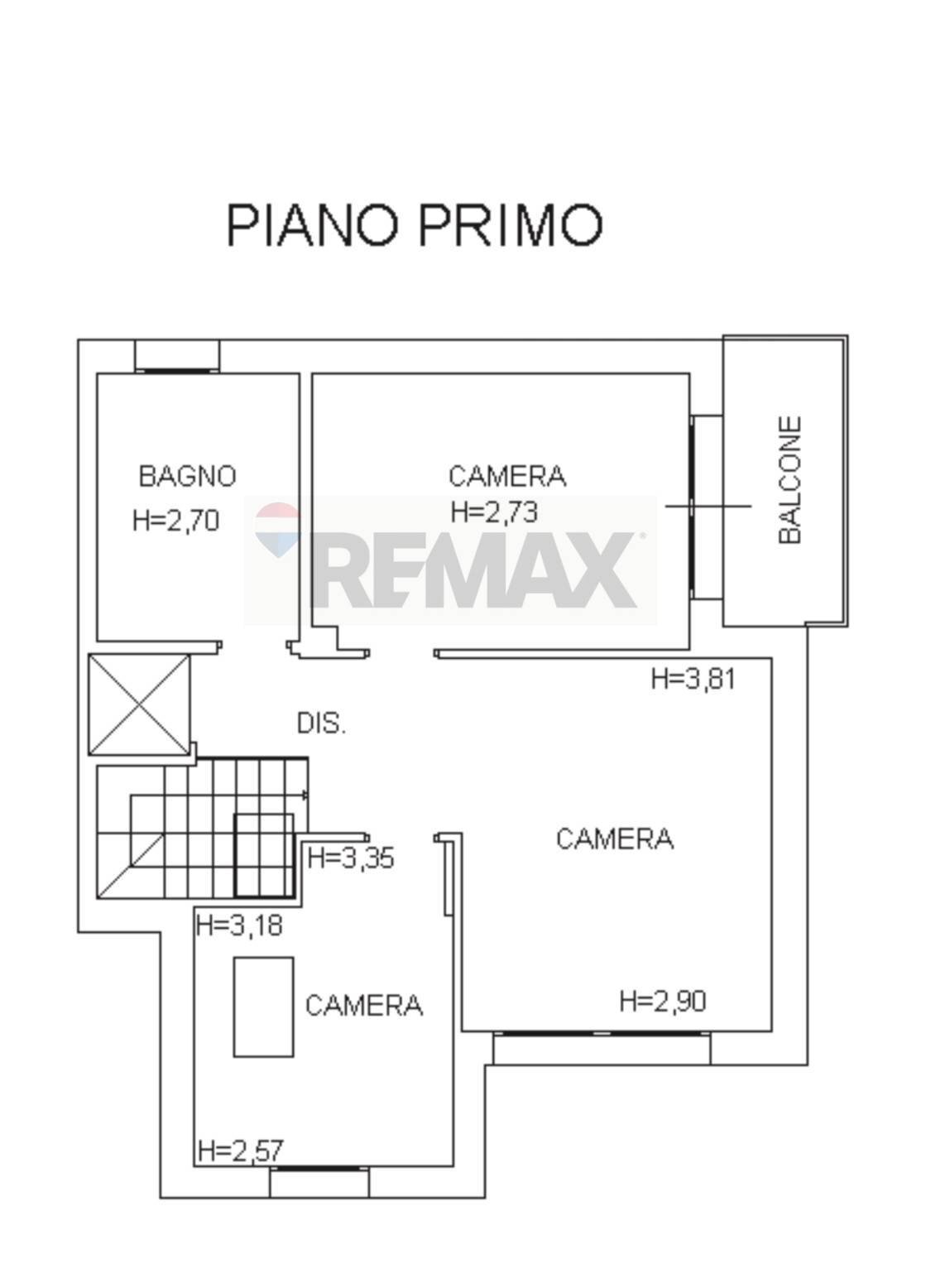 Pianta 2D - Casa semi indipendente Parma - planimetria 1