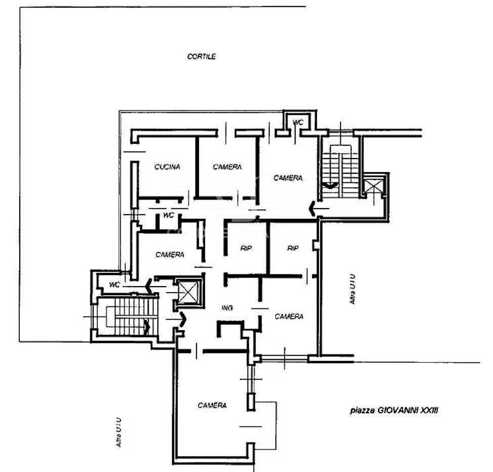 Foto 32 - Appartamento Piazza Giovanni XXIII
 
13, Taranto - planimetria 1