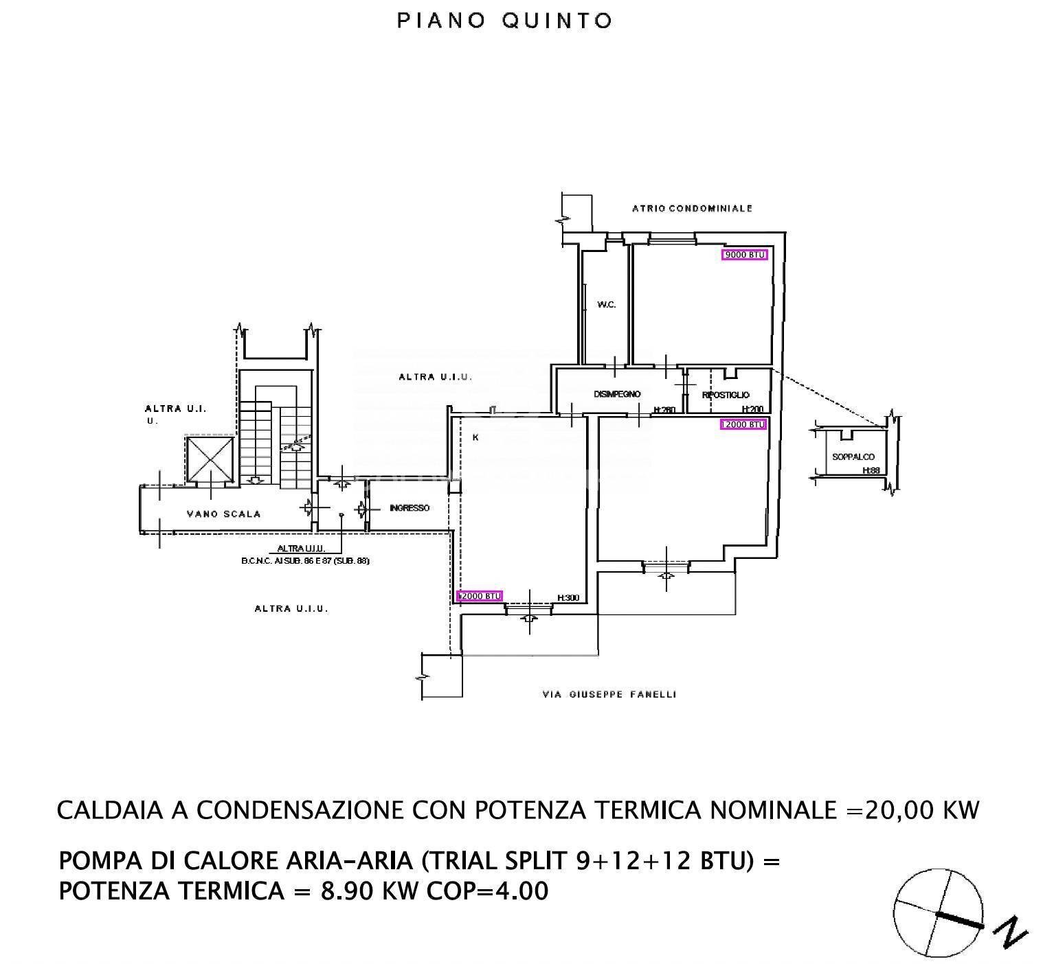 Foto 32 - Appartamento Via Fanelli
 
82, Martina Franca - planimetria 1