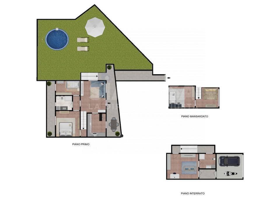 Foto 19 - Four-room apartment VIA MARTIRI DELLE FOIBE
 
16, Cornate d'Adda - floor plans 1