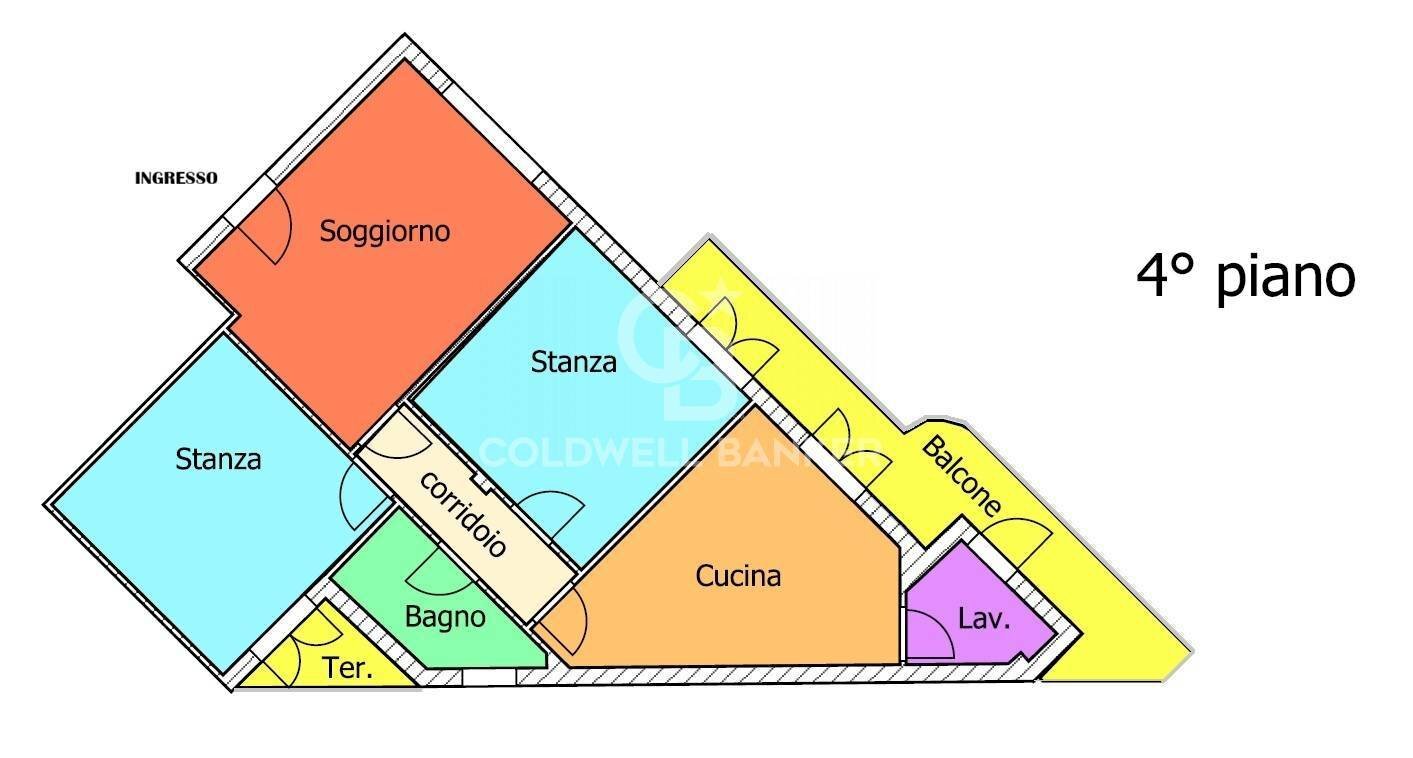 Foto 26 - Four-room apartment via Concetto Lanzafame
 
5, Acireale - floor plans 1